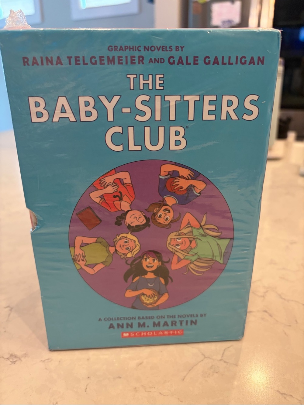 Scholastic The Baby-Sitters Club Box Set (7) - Teal and Purple